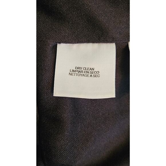 Evan Picone Halter Dress Black Multicolor Floral Midi Stretch Crossover V-Neck - Picture 6 of 6